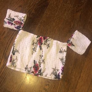 Cute Floral Crop Top